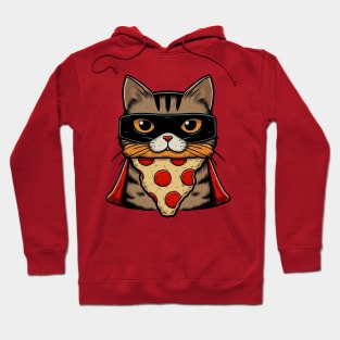 Pizza Cat Super Hero Hoodie